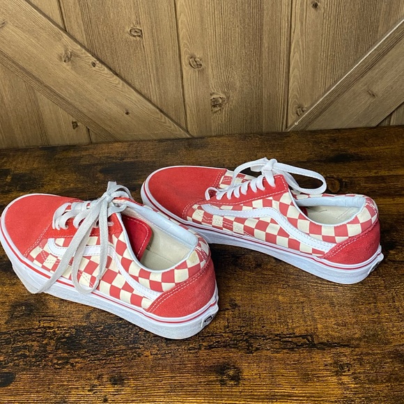 EUC red checkered vans - Picture 5 of 8